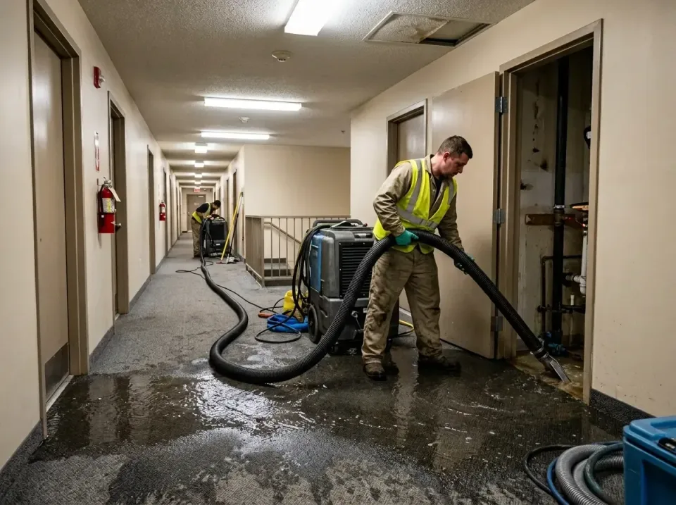 multi-unit-apartment-hallway-f-005 — frequently asked questions, Emergency Burst Pipe Water Extraction & Removal in Red Oak,…